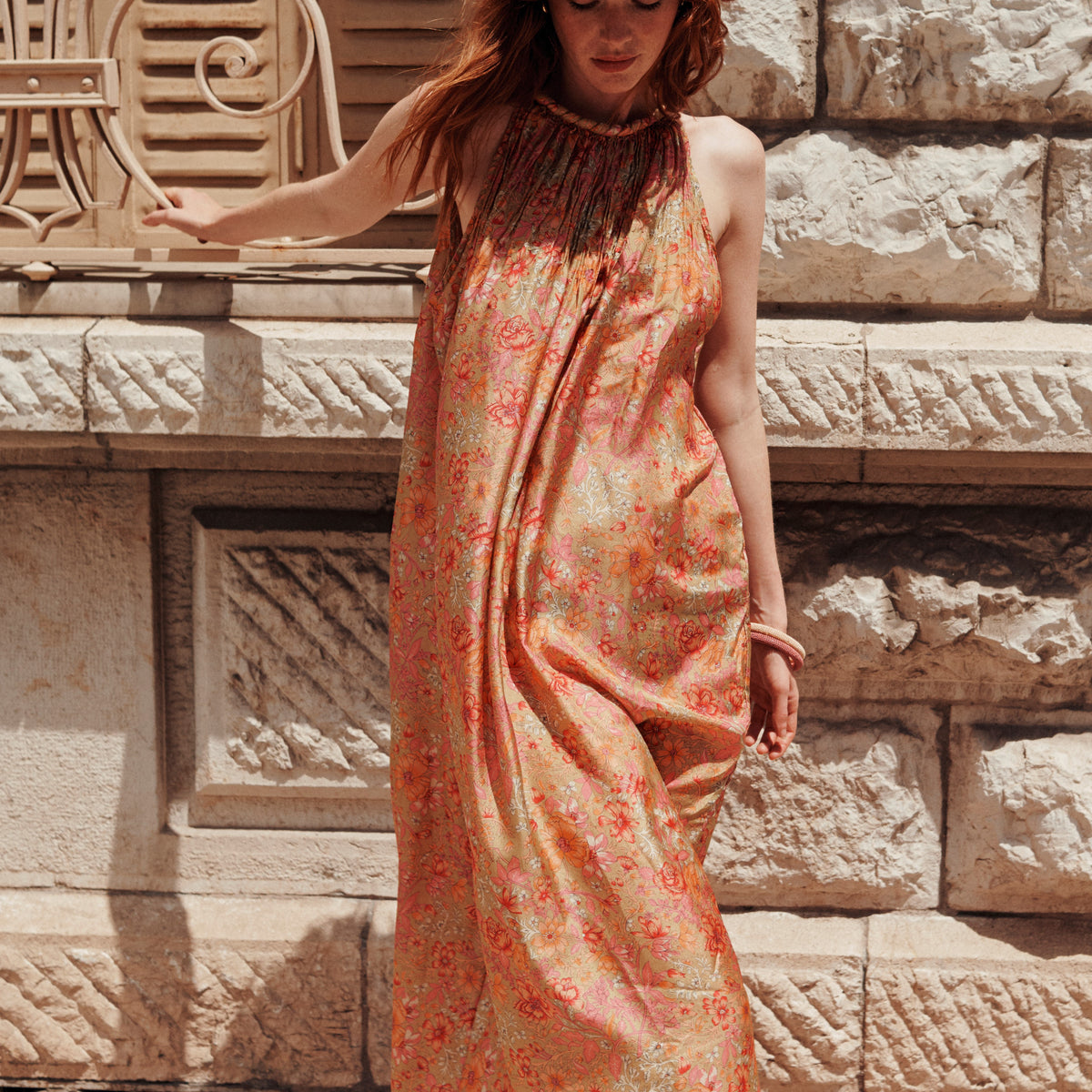 ROBE MARJORIE KAKI MULTI – NATIVES CONCEPT STORE